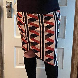 70's Inspired angle cut skirt by Bobeau